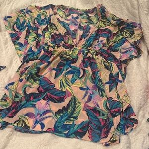 Swim cover vibrant colors